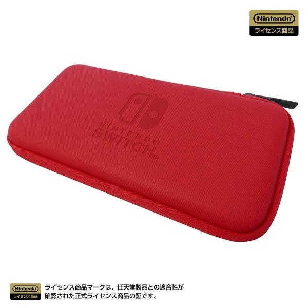 Switch Lite　スリムハードポーチ for Nintendo Switch Lite レッド...