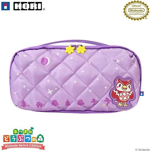 Switch 2/Switch　あつまれどうぶつの森 キルティングミディアムポーチ for Nint...