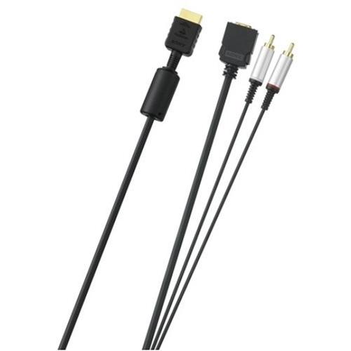 ＰＳ３／ＰＳ２　Ｄ端子ケーブル（ネコポス便・メール便配送不可）【新品】