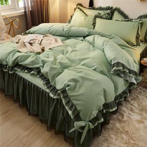 ＜5月新入荷＞布団カバー 4点セット  掛け布団カバー 敷き布団カバー 枕カバー 綿  ベッド用 マットレスカバー 洗える ベッドカバーシーツ 寝具カバー