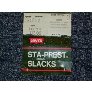 リーバイススタプレスト Levi's MADE IN USA 1970年代物 デッドストック ビンテ...