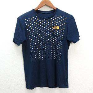 k■ノースフェイス/THE NORTH FACE NT31799 速乾スポーツTシャツ/紺/LADIES■13【中古】
