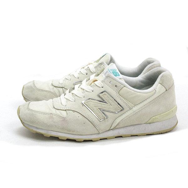 y■【25cm】ニューバランス/NewBalance WR996EAスエードスニーカー■白LADIE...