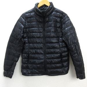 U■ユニクロ/UNIQLO 定番人気 ウルトラライトダウンジャケット【レディースL】黒/LADIES■29【中古】