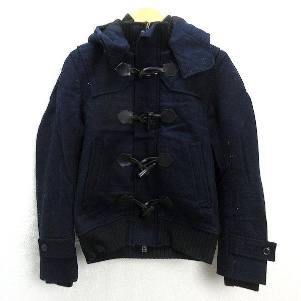 a■メンズビギ/Mens Bigi ショート丈　ダッフルコート【02】紺/MENS/102【中古】
