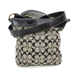 COACH◇ショルダーバッグ_シグネチャー/キャンバス/BRW : セカンド