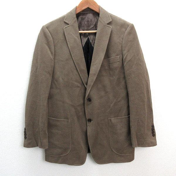 k■デザインワークス/Design works ニットテーラードジャケットJKT【46】茶/MENS...