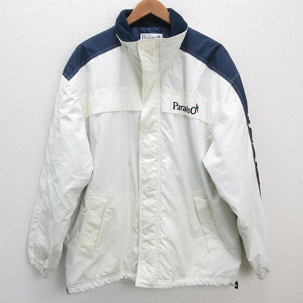 s■パラディーゾ/Paradiso 裏地キルティング ジャケット JKT/ゴルフ【LL】白/MENS...