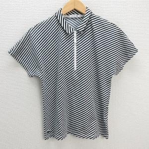D□日本製□バーバリーゴルフ/BURBERRY GOLF 鹿の子地 ハーフ