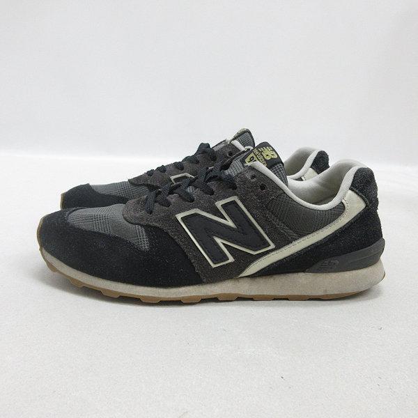 k■【24cm】ニューバランス/New Balance WR996GV スエードスニーカー/黒灰色/...