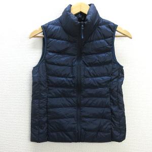 新品未使用 ダウンベスト レディース ユニクロ U□ユニクロ/UNIQLO ストレッチダウンベスト【レディースS】紺/LADIES