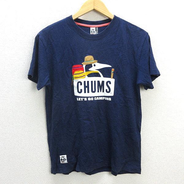 z■チャムス/CHUMS トレッキングブービーTシャツ CH01-1098【S】紺/men&apos;s/16...