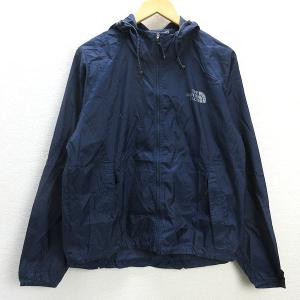 Q■ノースフェイス/THE NORTH FACE レインパーカジャケット■紺【メンズM】MENS海外...