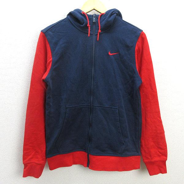 G■ナイキ/NIKE クラブフレンチテリーフーディ 637906-451【M】赤紺/men&apos;s/56...