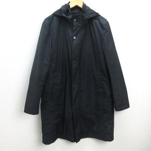 D■日本製■ダックス/DAKS ライナーダウン付き ステンカラーコート【L】黒/MENS■115【中古】