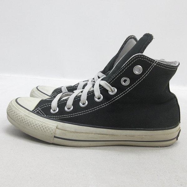 C■【24.5cm】コンバース/CONVERSE REACT HIGH キャンバススニーカー■黒/L...