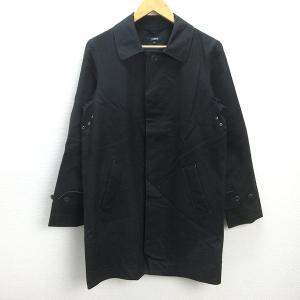 D■日本製■ジェイクルー/J.CREW ステンカラーコート【S】黒/MENS/137【中古】