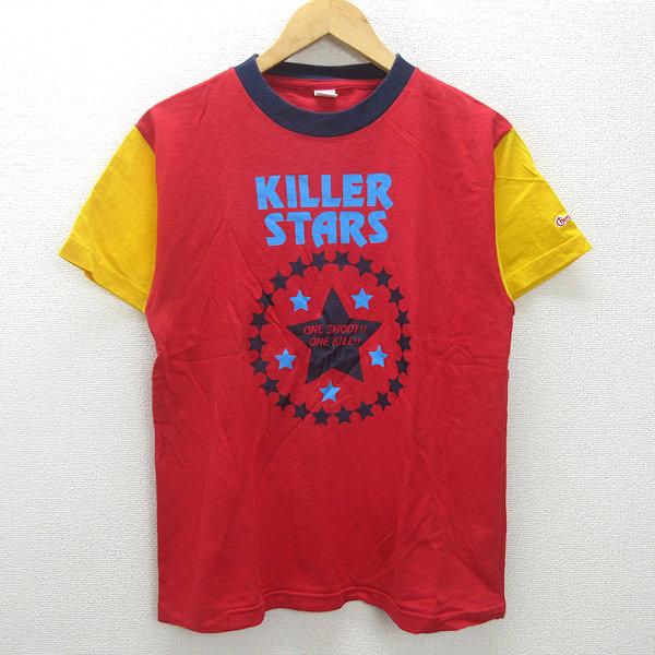 G■チェスウィック/CHESWICK SPORTS プリントTシャツ/コットン【M】赤/men's/...