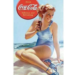 コカコーラ☆アメリカン雑貨☆Coca Cola グッズ Bench Seat PJ-120C