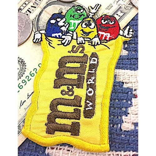 アメリカン雑貨 m&amp;m&apos;s エムアンドエムズ グッズ ワッペン アップリケ アイロンパッチ ファッシ...