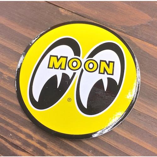 アメリカン雑貨 MOONEYES ムーンアイズ グッズ アイボール ステッカー 7.5cm カー用品...