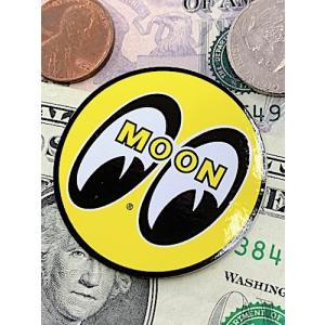 アメリカン雑貨 MOONEYES ムーンアイズ グッズ アイボール ステッカー 4cm カー用品 バイク用品