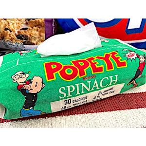 ポパイ グッズ アメリカン雑貨  ループ付き壁掛けティッシュボックス POPEYE GREEN ティ...