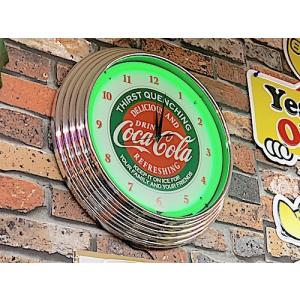 Coca Cola（コカコーラ） ネオンクロック ネオン管 インテリア