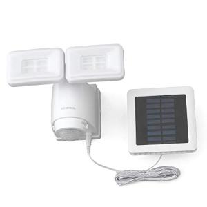 アイリスオーヤマ ソーラー発電式 LED人感センサーライト 防水仕様 明るさ800ルーメン LSL-SBTN-800の商品画像