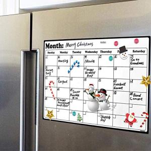 Volcanics (ボルケニックス) 冷蔵庫用カレンダー マグネット式 ホワイトボードカレンダー プランナー 16.9インチ×11.8インチの商品画像