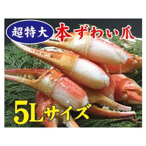 ずわいがに爪　かに爪　ズワイ爪　蟹爪　5Ｌ　16〜20　１kg　超特大　【送料無料】