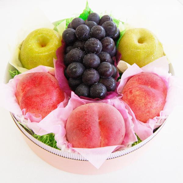 桃と梨とブドウのASSORTMENT お中元 夏ギフト 送料無料 フルーツセット 詰め合わせ 果物