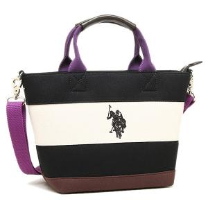ユーエス ポロ ミニトート US POLO ASSN ＵＳＰＡ 2503 ブラック ホワイト ブラウン