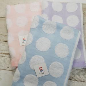 今治タオル フェアリーポップフェイスタオル 約34 cm ふんわり ふわふわやわらか 無撚糸 ガーゼ かわいい ドット 水玉 アメニティ問屋1番お得 通販 Yahoo ショッピング
