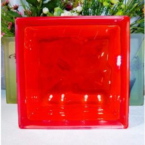(送料無料)ガラスブロックガラス190x190x95日本基準サイズ ルージュ/口紅｜1bankanwebshop