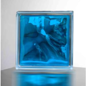 (送料無料)ガラスブロックガラス190x190x95日本基準サイズ スカイ ブルー｜1bankanwebshop