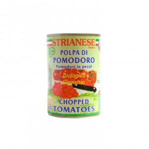 アルマテラ ストリアネーゼ有機トマト缶 カット 400g(4号缶) 48缶