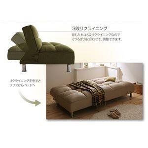 ソファーベッド ナチュラルベージュ シンプルソ...の詳細画像2