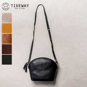 TIDEWAY タイドウェイ LIGHT LEATHER SHOULDER ライトレザーショルダーバッグ 送料無料 日本製 レディース