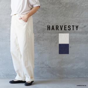 HARVESTY ハーベスティ ビッグペインターデニムパンツ BIG PAINTER DENIM PANTS ゆうパック発送 アイボリー ワンウォッシュ｜1em-rue