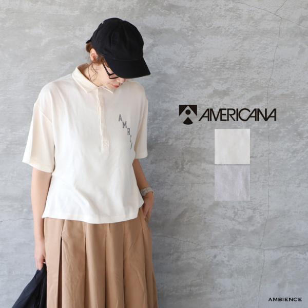 SALE セール 20%OFF AMERICANA アメリカーナ リヨセルコットンリバー天竺S/Sラ...