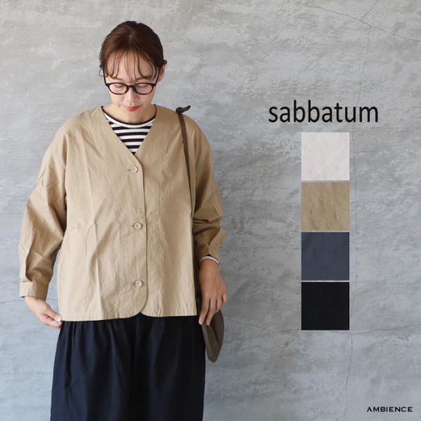 SALE セール 40%OFF sabbatum サバタム 50sブロード シームポケットシャツカー...
