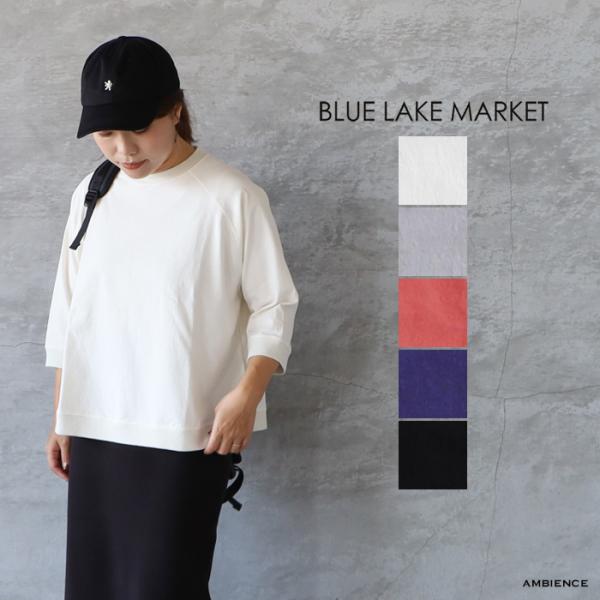 BLUE LAKE MARKET ブルーレイクマーケット アメリカンドライ天竺2 ヘムラウンドラグラ...