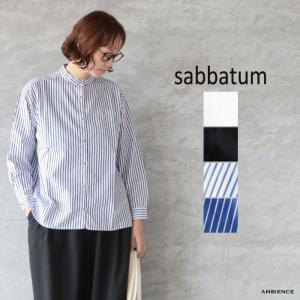 sabbatum サバタム 50/-ブロードスタンダードカラーバックタックシャツ メール便対応 25秋冬 日本製 ic-de｜AMBIENCE