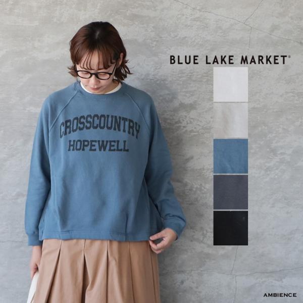 SALE30%OFF BLUE LAKE MARKET ブルーレイクマーケット ラグランプリントタッ...
