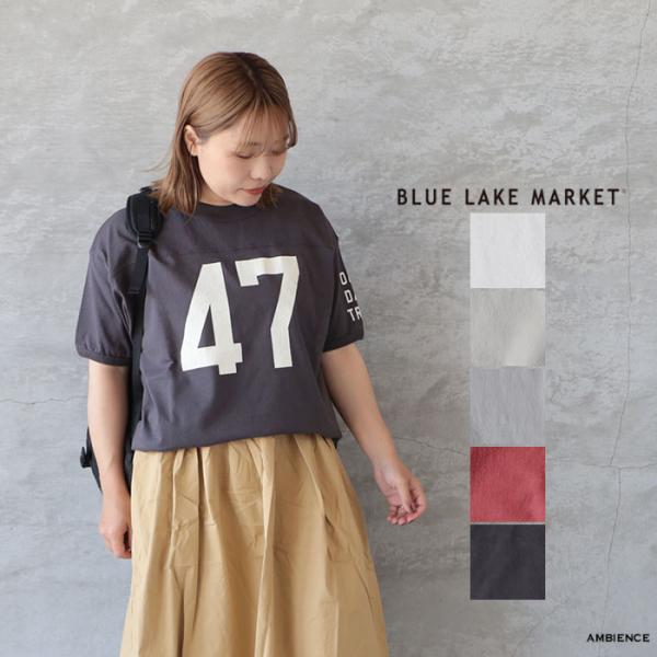 BLUE LAKE MARKET｜アメリカンドライ天竺ヨーク切替プリントTEE”47 OLD DAY...