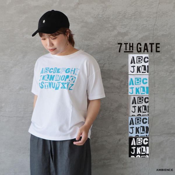【SALE 20%OFF】  7th GATE セブンスゲート BD天竺ベーシックプリントTee "...