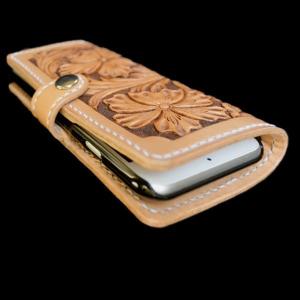 iphone7 スマホケース カービング ヌメ...の詳細画像1