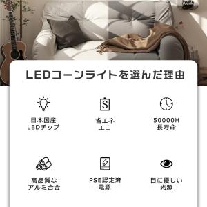 トウモロコシ型 LED水銀灯 E39 LEDコ...の詳細画像1