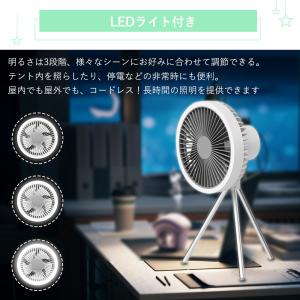 新登場 キャンプ 扇風機 吊り下げ 三脚型 コ...の詳細画像3
